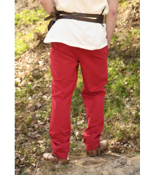 Einfache Mittelalter-Hose Hagen, rot