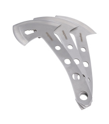 Cold Steel Wurfäxte 3er Pack, satiniert mit Nylon-Scheide
