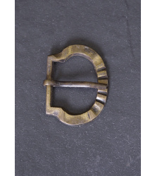 Hochmittelalter Schnalle aus Messing, Nr. 1
