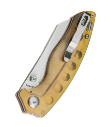 Kizer Knives Taschenmesser Towser K, PEI-Griff, satinierte Klinge