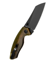 Kizer Knives Taschenmesser Towser K, PEI-Griff, schwarze Klinge