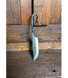 Geschmiedetes Mittelaltermesser mit Scheide