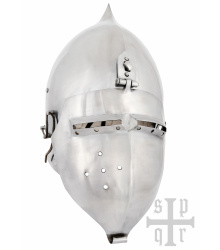Beckenhaube mit Klappvisier und Zwiebel-Top,...