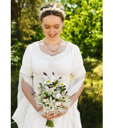 Mittelalter Hochzeitskleid mit Korsage, Brautkleid Fine,...