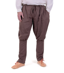 Wikinger Hose / Rushose Olaf, braun