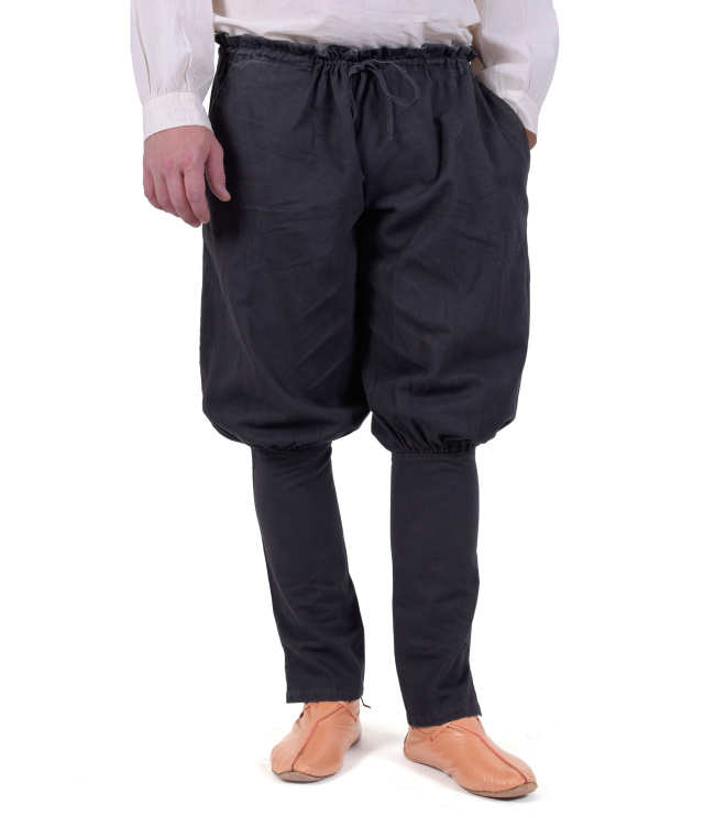Wikinger-Hose / Rushose Olaf, schwarz