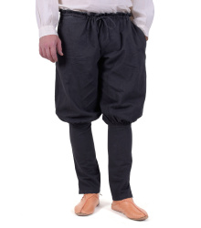 Wikinger-Hose / Rushose Olaf, schwarz