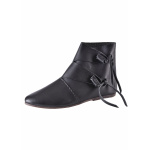 Frühmittelalterliche Wikingerschuhe Jorvik, schwarz