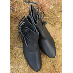 Frühmittelalterliche Wikingerschuhe Jorvik, schwarz