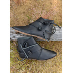Frühmittelalterliche Wikingerschuhe Jorvik, schwarz