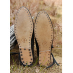 Frühmittelalterliche Wikingerschuhe Jorvik, schwarz