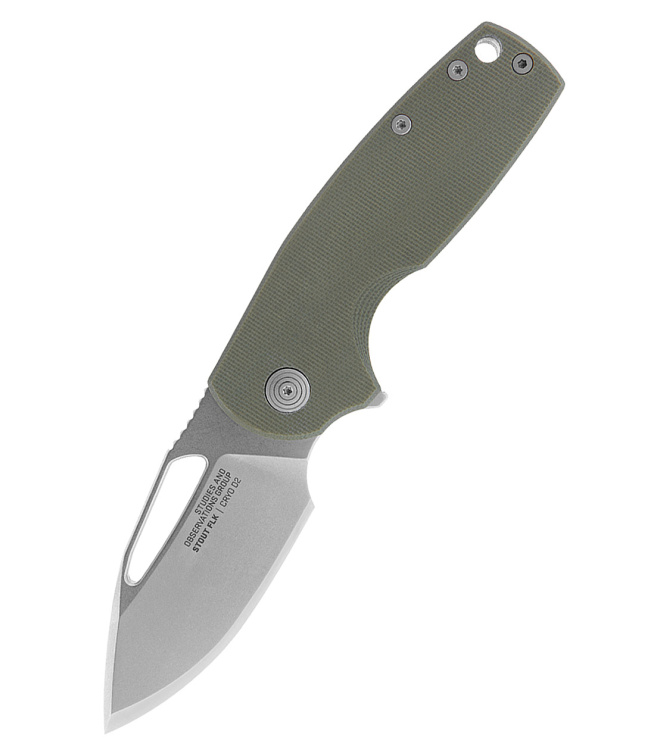 SOG STOUT FLK OD GREEN, STONEWASH, Taschenmesser