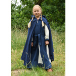 Kinder Mittelalter Umhang Paul, blau