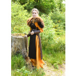 Wikinger Überkleid, Trägerkleid Tinna, braun, Gr. L/XL