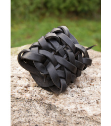 Flechtarmband aus Leder