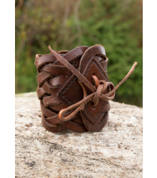 Flechtarmband aus Leder