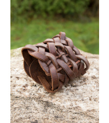 Flechtarmband aus Leder