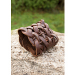 Flechtarmband aus Leder