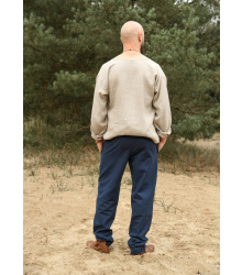 Einfache Mittelalter-Hose Hagen, blau