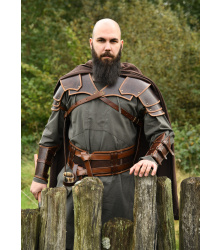 Leder Schulterschutz Arnulf, braun