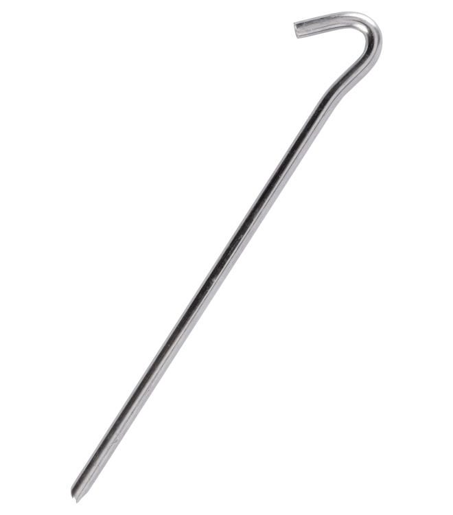 Erdnagel Hering Spezial aus Stahl, rund, ca. 23 cm