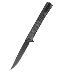 Ocaso Knives SOLSTICE ENGRAVED TITANIUM, BLACK, TOPO...