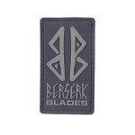 Berserk Blades PVC Patch dunkelgrau