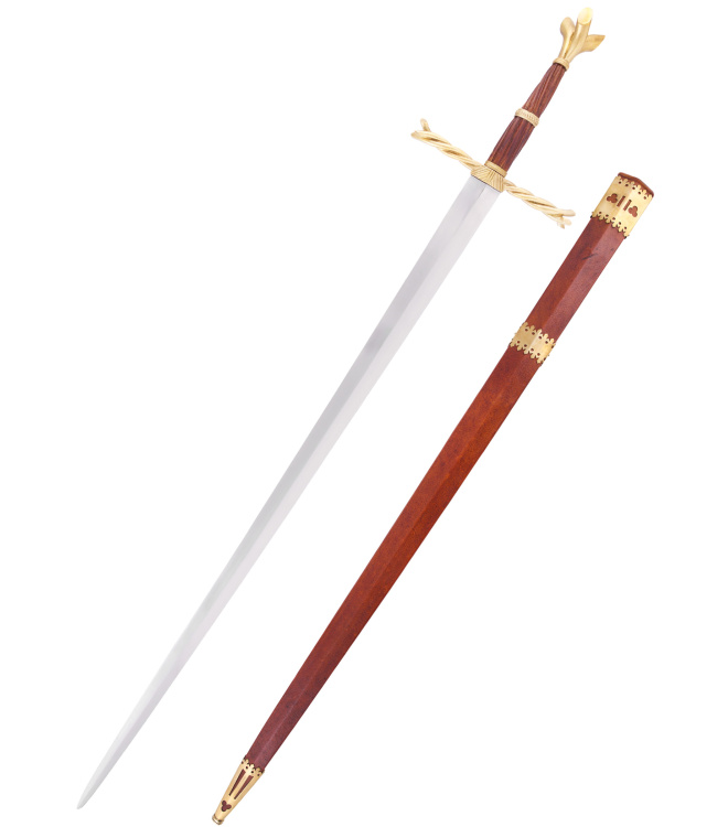 Writhen Hilt-Schwert mit gewundenem Griff u. Scheide (Royal Armouries), 15. Jh