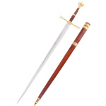 Writhen Hilt-Schwert mit gewundenem Griff u. Scheide (Royal Armouries), 15. Jh