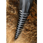 Wikinger-Trinkhorn mit Spiralcarving