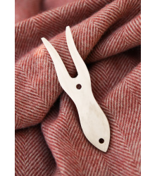 Strickgabel aus Knochen, 12 cm