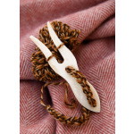 Strickgabel aus Knochen, 12 cm