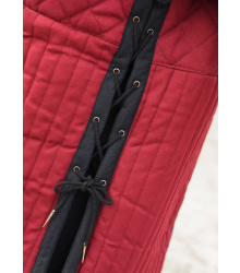 Gambeson mit abnehmbaren Ärmeln, weinrot - schwarz
