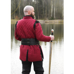 Gambeson mit abnehmbaren Ärmeln, weinrot - schwarz