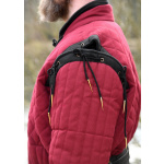 Gambeson mit abnehmbaren Ärmeln, weinrot - schwarz