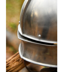 Einfacher Schaller, Mittelalter Helm, 1,6 mm Stahl, 15. Jahrhundert