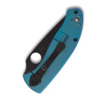Spyderco Tenacious R.I.L. Blue Titanium, Black Blade, Taschenmesser