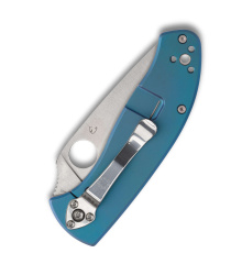 Spyderco Tenacious R.I.L. Blue Titanium, Taschenmesser