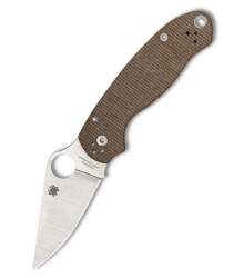 Spyderco Para 3 Brown Micarta, CPM Cru-Wear, Taschenmesser