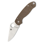Spyderco Para 3 Brown Micarta, CPM Cru-Wear, Taschenmesser