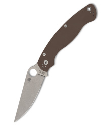 Spyderco Military 2 Brown G10 CPM-15V Sprint Run,...