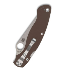 Spyderco Military 2 Brown G10 CPM-15V Sprint Run,...