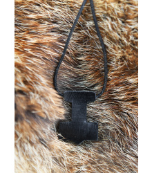Wikinger Thorshammer Anhänger aus Horn