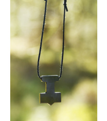 Wikinger Thorshammer Anhänger aus Horn