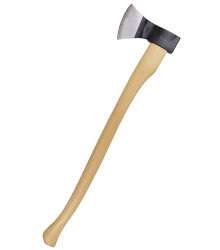 Axt Typ Deutsch mit Stiel aus Eschenholz, DIN 7294, Prandi