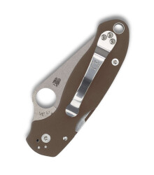 Spyderco Para 3 Brown G10 CPM-15V Sprint Run, Taschenmesser