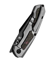 Kizer Knives Feweed, Titanium, Fat Carbon Purple Haze, Taschenmesser