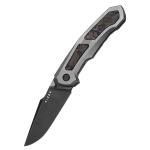 Kizer Knives Feweed, Titanium, Fat Carbon Purple Haze, Taschenmesser