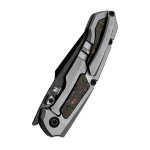 Kizer Knives Feweed, Titanium, Fat Carbon Purple Haze, Taschenmesser