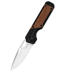 Kizer Knives Mini Militaw G10 + Mkuruti-Holz, Taschenmesser